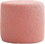 Generic Footstools Ottomans, Small Footstool, Padded Seat Chair, Sofa Tea Stool Bedside Living Room Bedroom Decor, Pink
