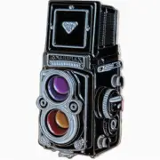 Photographer Gift Metal Classic Lapel Pin Badge Brooch of Rollei Rolleiflex