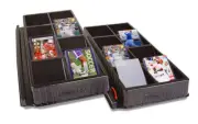 2 ULTRA PRO One Touch Toploader Sorting Storage Tray 16 Slots Compartments
