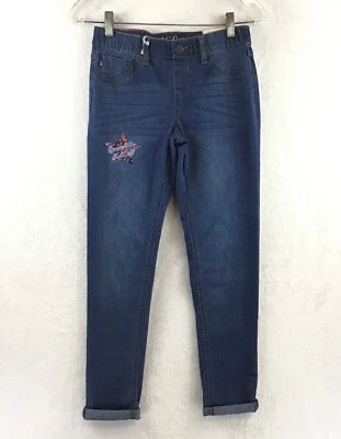 Vigoss Jagger Skinny / Elastic Waist Pull-On Stretch Denim Jeans NEW / Size 14