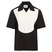 [Jil Sander] Contrast Shirt Fluid Silk