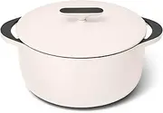 Caraway 6.5 qt Dutch Oven W/Flat Lid Cream