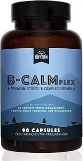 Natural Rhythm B-CALMplex - Stress B-Complex - Vitamin B Complex for Stress & Anxiety Support - 90 Capsules