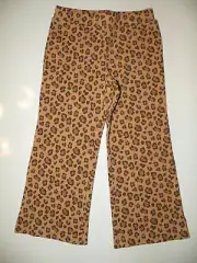 GYMBOREE KITTY GLAMOUR LEOPARD SKIN PRINT FLARE KNIT PANTS 3 5 NWT