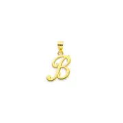 9ct Gold Script Initial 'b' Pendant