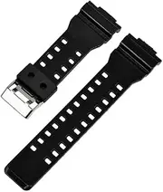 [EMAIGlPLO] Strap Fit For Casio G-Shock GA-100/110/120/140/200/400/700 800 GD-100/110/120 G-8900 GLS-100 Replace Silicone Resin Watch Band 16mm
