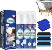 Lazzda Bubble Cleaner, Lazzda Foam Cleaner, Dumalt Foam Cleaner, Bubble Cleaner Foam Spray, All-Purpose Rinse-Free Cleaning Spray, Bubble Cleaner All Purpose (3PCS)