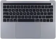 Topcase Macbook Pro 13 inch A1708 Top Housing 2016-2017 with battey (grey)