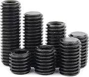 Fine Thread M4 M5 M6 M8 M10 M12 DIN913 304 Stainless 12.9 Grade Steel Allen Hex Hexagon Socket Flat Grub Headless Bolt Set Screw (Color : 12.9 Grade Steel_10pcs M7x1x6)