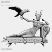 78mm Resin Dark Queen Unassembled Unpainted TD-3427