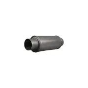 Redback Universal Muffler - 5" Round 12" Long 3" Centre/Centre Megaflow