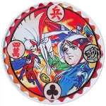 台灣懷舊系列 - 圓形磁鐵杯墊-ㄤ仔標小飛俠