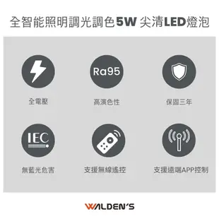 【華燈市】快可換 全智能照明調光調色5W尖清LED燈泡/E14 LED-00805 燈飾燈具 臥室客廳餐廳書房走道