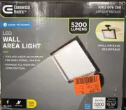 350W Equivalent LED Outdoor Street Lamp Flood Light with Dusk to Dawn Control