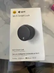 August Smart Lock 4th Generation WiFi ASL-05 Matte Black New In Box