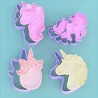 Unicorn Cookie Set 1 Cutter and Embosser Stamp Fantasy & mythical