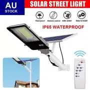 Solar Street Light Outdoor Garden Solar Lights Remote Control LED Floodlights