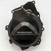 YAMAHA R6 2006-2024 WOODCRAFT RACING LEFT SIDE ENGINE STATOR COVER - BLACK PLATE