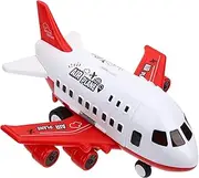Totority Learning Airplane Model Inertial Aircraft for Interactive Play Engaging for Boys and Enhances Imagination and Fine Motor Skills