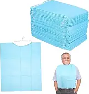 UTHCLO 30pcs Bib Feeding for Elders Bibs for Seniors Adults Eating Smocks Waterproof