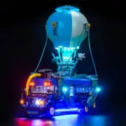 LED Light Compatible with Lego Fortnite Battle Bus, Creative Lighting Kit