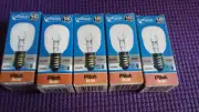 (5 PIECES) CROMPTON 15W PILOT BULB WARM CLEAR 240V SMALL EDISON SCREW 3000K