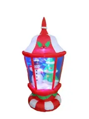 6 FOOT Christmas Inflatable Snowman Tree COLOR LED LIGHTS Blowup Yard Decoration