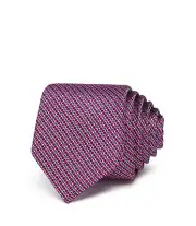 Ted Baker Mens Basket Weave Flower Skinny Necktie Mens One Size