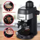 Brentwood GA-134BK 4-Cup Stainless Steel Espresso and Cappuccino Maker Machine