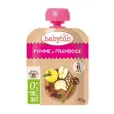 在飛比找遠傳friDay購物優惠-法國Babybio 生機蘋果覆盆莓纖果泥90g