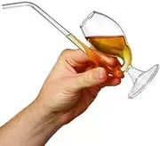 Brandy Pipe - Port Pipe, Port Sipper, Unique Brandy Glass (300ml/10oz) 1pcs
