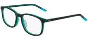 NEW KIDS NIKE 5542 017 Black & Teal Nebula Eyeglasses 46/17/130 with Nike Case
