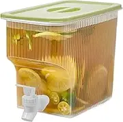 Drink Dispensers for Parties,Iced Beverage Dispensers,Portable Clear Large Capacity 3.9L Jar,Proof Spigot Cold Drink Juice Beverage Jug,for Drink,Juice,Iced Tea,Lemonade,Cold Brew,Cocktail