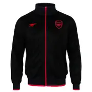 Arsenal FC Boys Jacket Track Top Retro Kids OFFICIAL Football Gift Black 12-13 Years