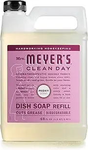 Mrs. Meyer's - Clean Day Liquid Dish Soap Refill Peony - 48 fl. oz.