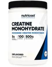 ✨ Nutricost Micronized Creatine Monohydrate 500g 100 Servings 5g Per Scoop Pure