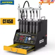 AUTOOL CT450 Auto GDI EFI Ultrasonic Heat Fuel Injector Cleaner Tester Machine