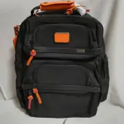 TUMI ALPHA3 Brief Pack Backpack Business Nylon Black Orange