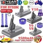 9500mAh for Dyson V6 V7 V8 V10 Battery SV03 SV04 SV06 SV11 DC58 DC61 Animal SV10