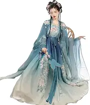 [HHCTEBEC] Women's Clothing Tang Suit Old Chinese Style Traditional Costume Hanfu Dresses