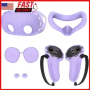 VR Silicone Case Face Cover Lens Cover for Meta Quest 3S VR Headset Accessories