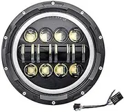 Motorcycle Headlight 7 inch LED Headlight Halo DRL Light For Rod Fat Boy For Heritage Softail For Slim Deluxe Switchback For Road King Motorcycle C