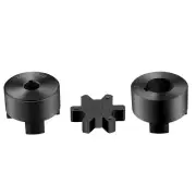1/2" to 1" Log Wood Splitter L095 3-Piece L-Jaw Coupling Set & Buna-N NBR Rubber
