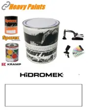Hidromek Digger White Excavator Backhoe Enamel Paint 1 Litre Tin