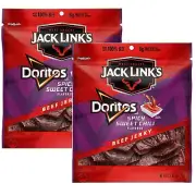Jack Link's Doritos Spicy Sweet Chili Beef Jerky Links 2.65oz 2 Bags --05--