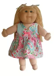 Floral Sundress & Panties fits 20" Cabbage Patch Kid Size Doll