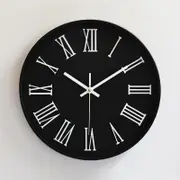 Modern Quartz Wall Clock Home Living Room Battery Powered Hanging Decoration 12 inches (30cm)