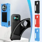 For Insta360 X5 Action Camera Protective Case Anti-Drop Dustproof Silicone S2E4