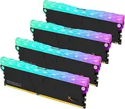 v-Color DDR5 SCC Manta XPrism 32GB(16GBx2) 5600MHz with RGB Filler kit 2Gx8 CL36 1.2V SK Hynix IC RGB Gaming Desktop Upgrade RAM Memory Module Dual Rank- Midnight Black(TMXPL1656836KW-DK)
