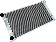 Aluminium Radiator Compatible with VW GOLF MK1/2 MK1 MK2 GTI/Scirocco Jetta 1.6L 1.7L 1.8L L4 MT 1986-1992 1987 1988 1989 1990
